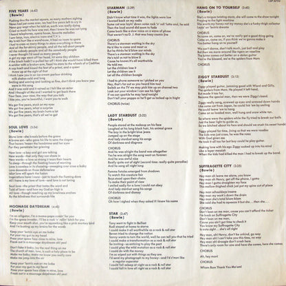 The Rise And Fall Of Ziggy Stardust And The Spiders From Mars - secondary