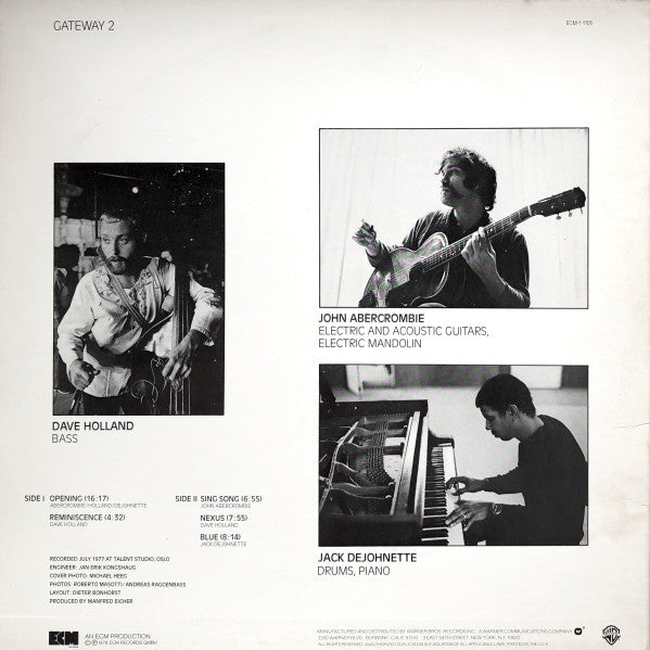 John Abercrombie, Dave Holland, Jack DeJohnette - Gateway 2