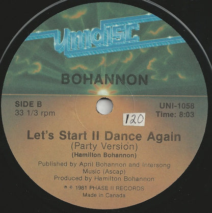 Let's Start II Dance Again - secondary