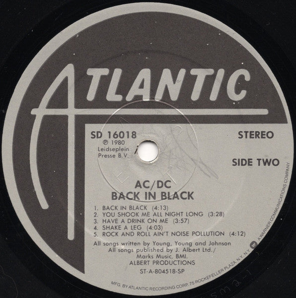 Back In Black - secondary