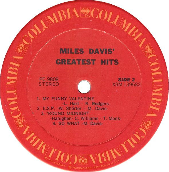 Miles Davis' Greatest Hits - secondary