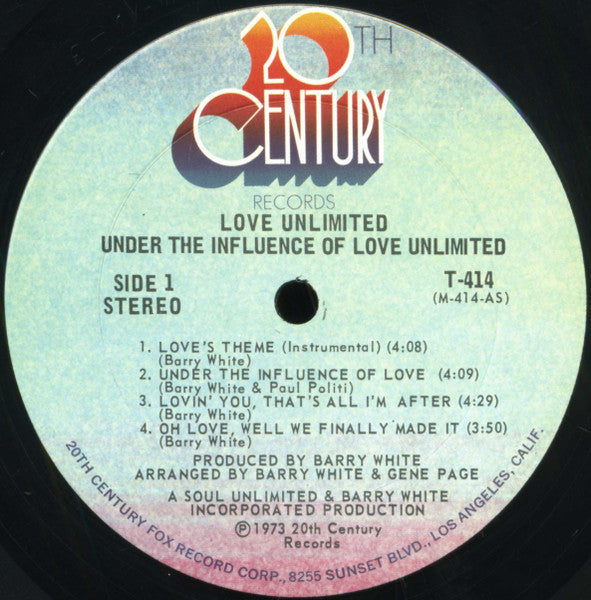 Under The Influence Of Love Unlimited - secondary