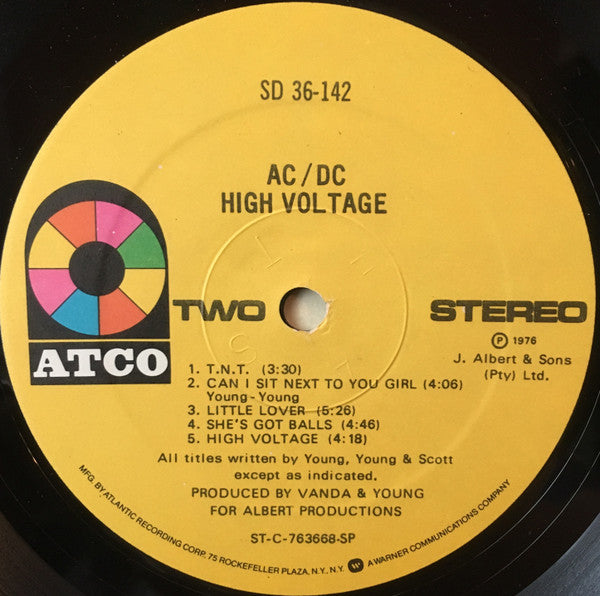 High Voltage - secondary