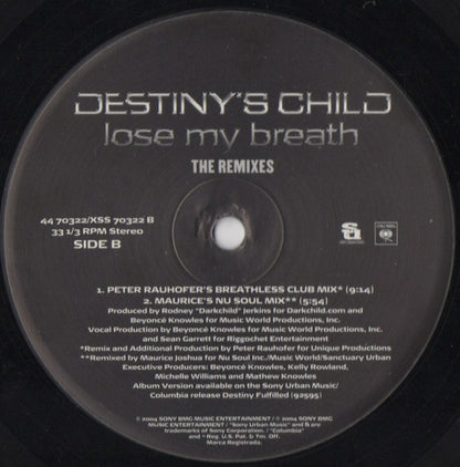 Destiny's Child, T.I., Lil Wayne - Soldier / Lose My Breath (The Remixes)