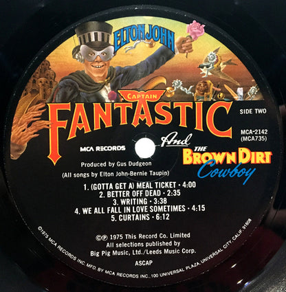 Captain Fantastic And The Brown Dirt Cowboy - secondary