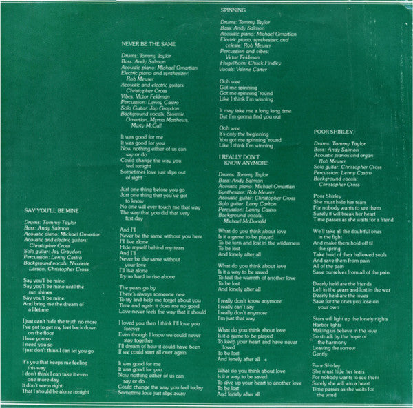 Christopher Cross - secondary