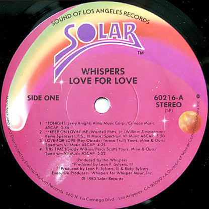 The Whispers - Love For Love