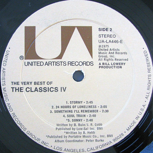 The Very Best Of Classics IV - secondary