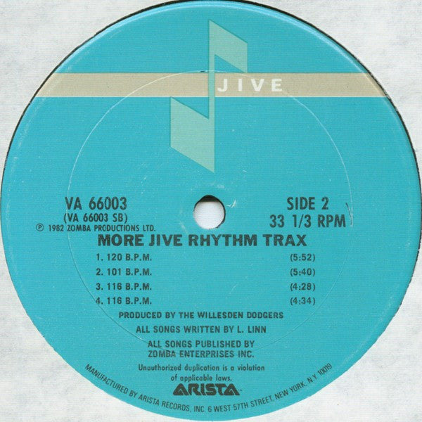 More Jive Rhythm Trax - secondary