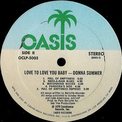 Love To Love You Baby - secondary