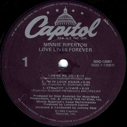 Minnie Riperton - Love Lives Forever