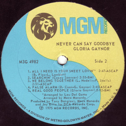 Never Can Say Goodbye - secondary