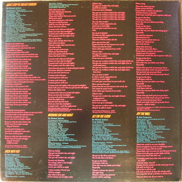 Off The Wall - secondary