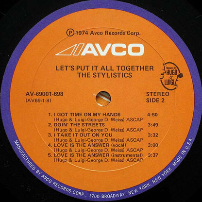 The Stylistics - Let's Put It All Together