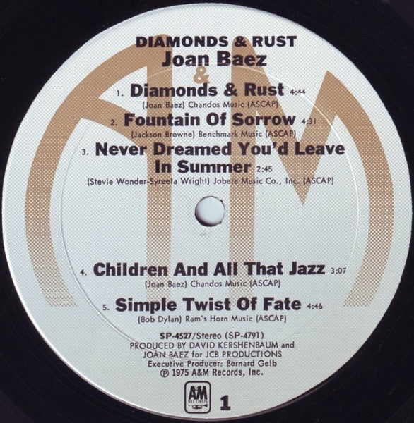 Diamonds & Rust - secondary