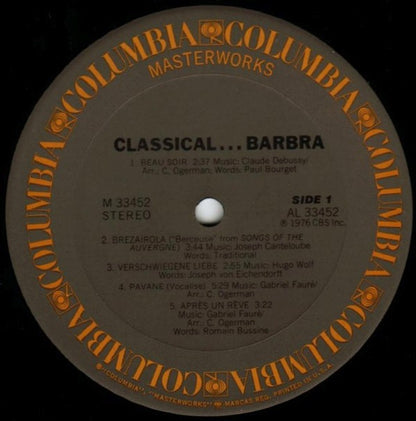Classical ... Barbra - secondary