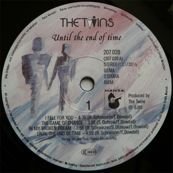 Until The End Of Time - secondary