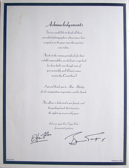 Elton John - Captain Fantastic And The Brown Dirt Cowboy