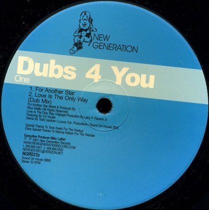 Can You Love Me / Dubs 4 You (One) - secondary