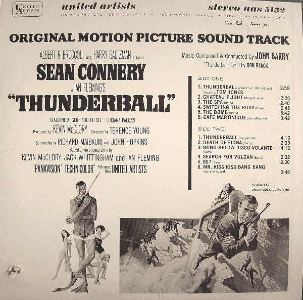 John Barry - Thunderball (Original Motion Picture Soundtrack)