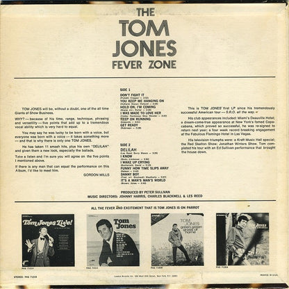 The Tom Jones Fever Zone - secondary