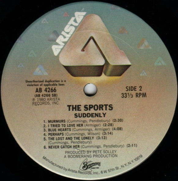 The Sports - Suddenly...