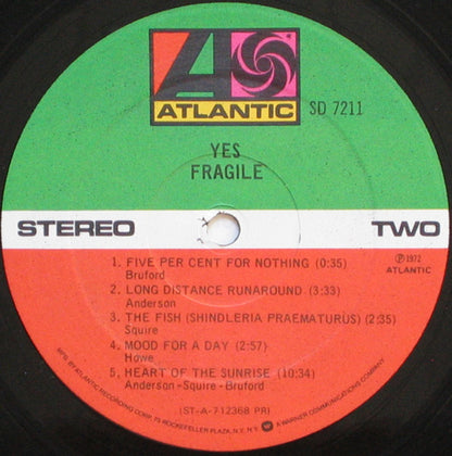 Yes - Fragile