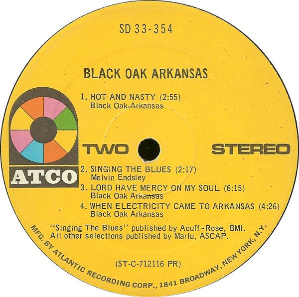 Black Oak Arkansas - secondary