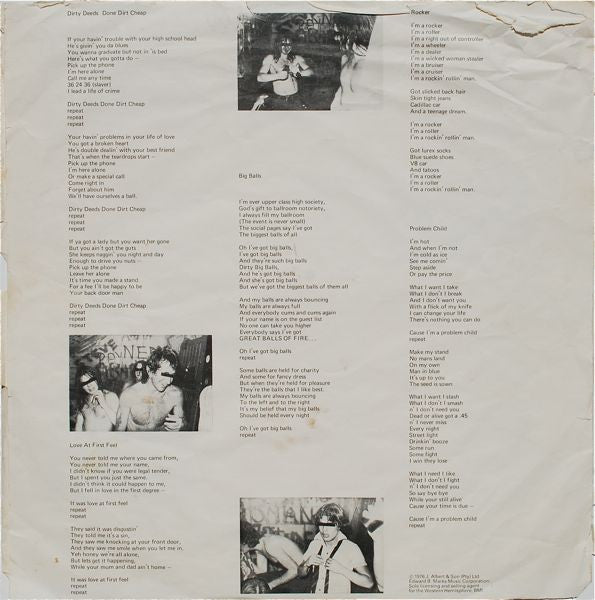 Dirty Deeds Done Dirt Cheap - secondary