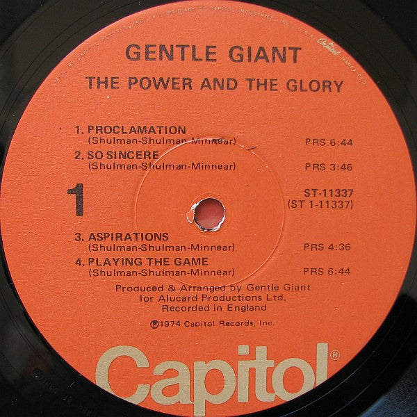 The Power And The Glory - secondary