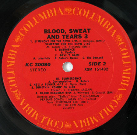 Blood, Sweat And Tears 3 - secondary