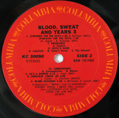 Blood, Sweat And Tears 3 - secondary