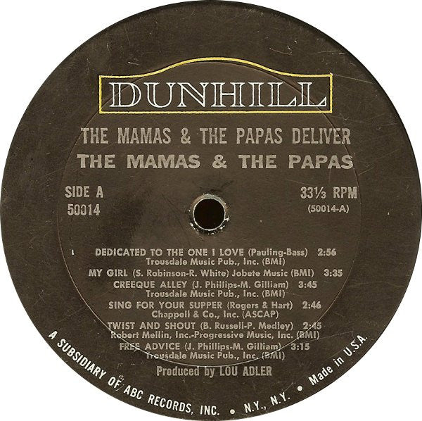 The Mamas & The Papas Deliver - secondary