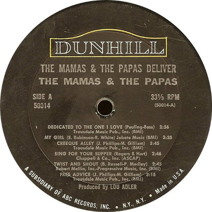 The Mamas & The Papas Deliver - secondary