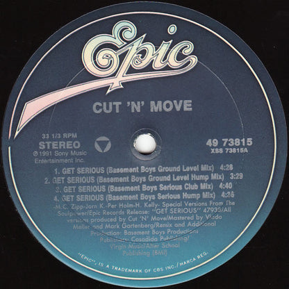 12" Single: Cut 'N' Move - Get Serious