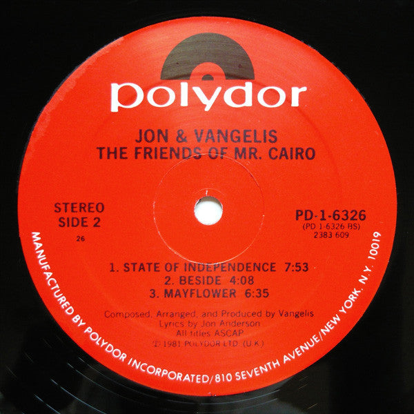 The Friends Of Mr. Cairo - secondary