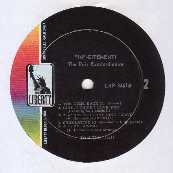 "In"-Citement: The Pair Recorded Very Live - secondary