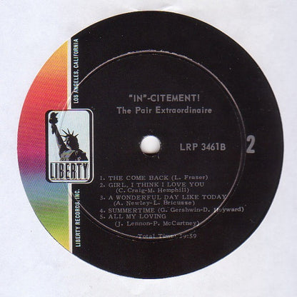 "In"-Citement: The Pair Recorded Very Live - secondary