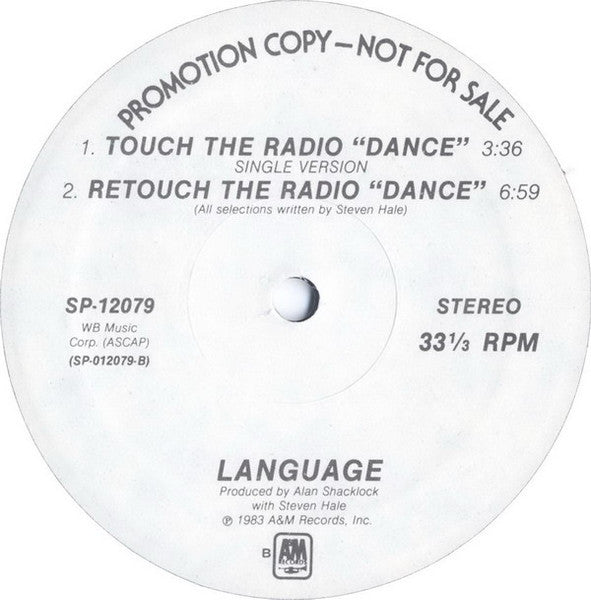 Touch The Radio "Dance" - secondary