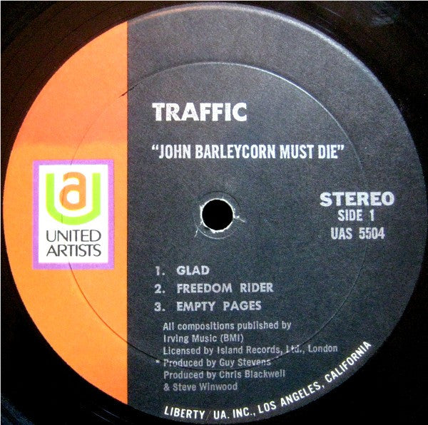 John Barleycorn Must Die - secondary