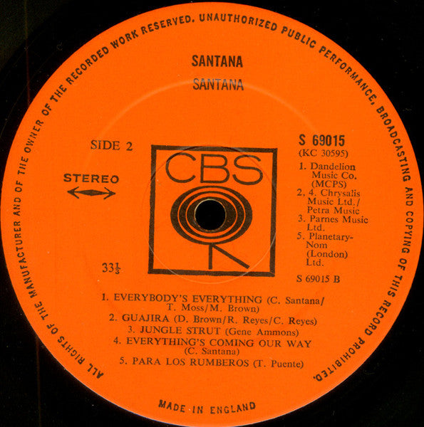 Santana - secondary