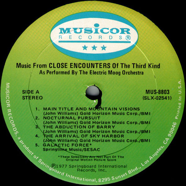 Music From Close Encounters Of The Third Kind - secondary