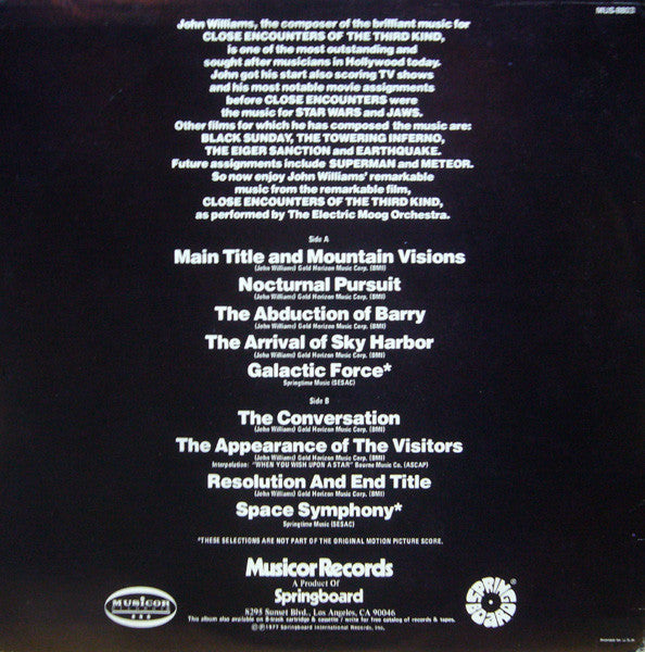 Music From Close Encounters Of The Third Kind - secondary