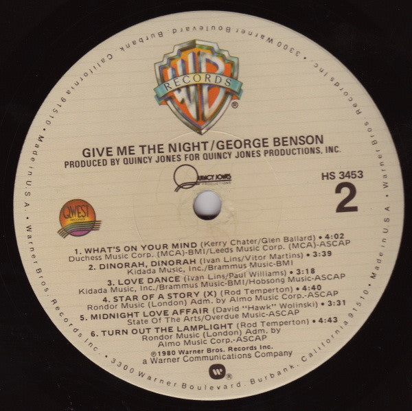 Give Me The Night - secondary