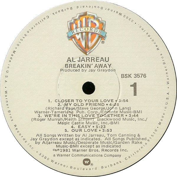 Breakin' Away - secondary