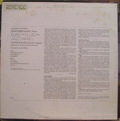 Jean-Pierre Rampal, Claude Bolling - Suite For Flute And Jazz Piano