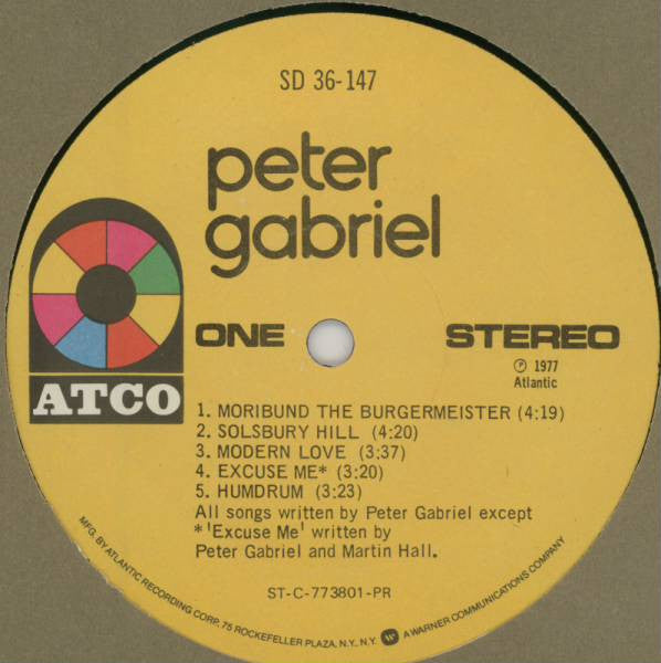 Peter Gabriel - secondary