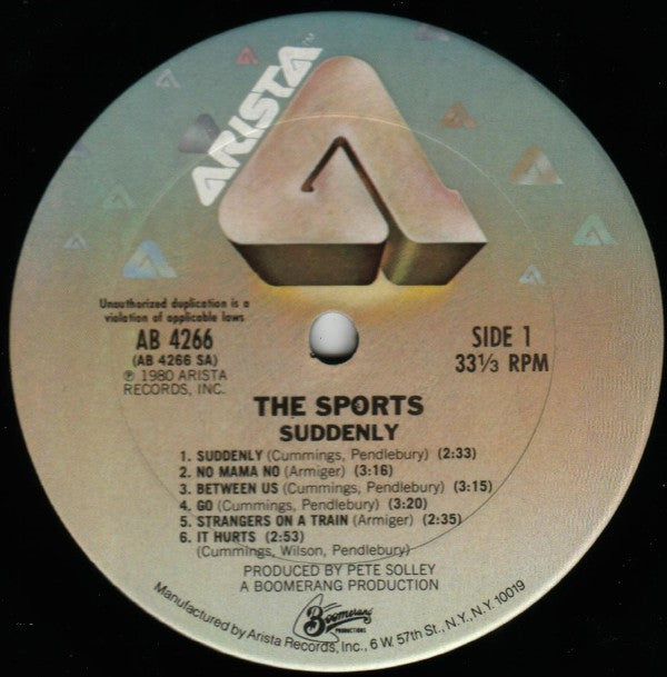 The Sports - Suddenly...