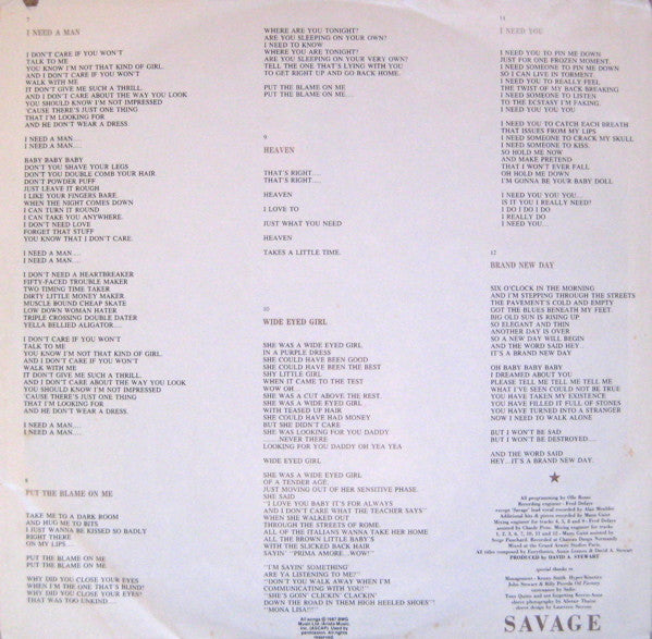Savage - secondary
