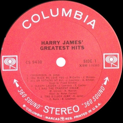 Harry James' Greatest Hits - secondary